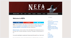 Desktop Screenshot of nefencing.com